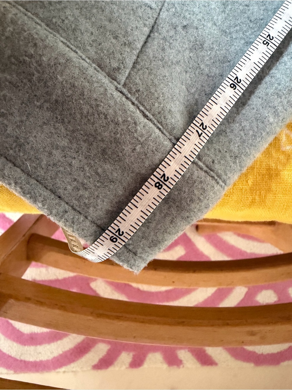 Light Blue Button-Front Wool Jacket - Picture 13 of 16